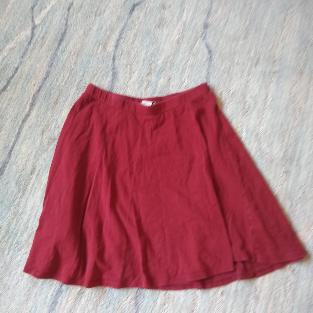 Maroon skirt